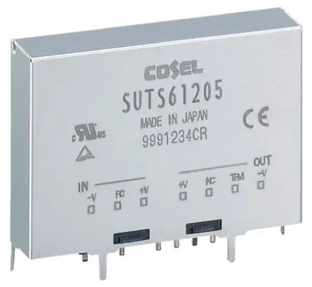 Cosel SUTS DC/DC-Wandler 4.46W 12 V dc IN, 3.3V dc OUT / 1.2A PCB-Montage 500V ac isoliert