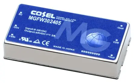 Cosel MGFW DC/DC Konverter, 12V dc, -12 V dc OUT 1.25 A Leiterplattenmontage 24V dc 500 V dc 30 W -40 °C 85 °C