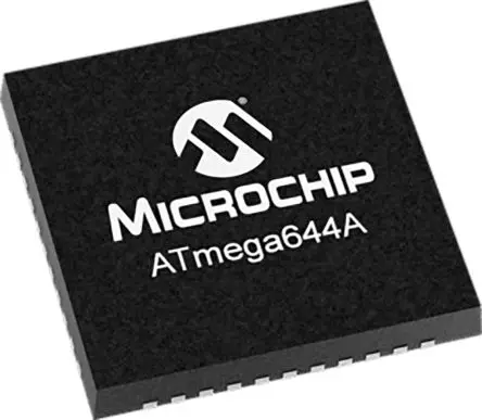 Produktfoto 1 von Microchip Mikrocontroller megaAVR AVR 8 bit Oberfläche 64kB Flash VQFN 44-Pin 20 MHz 4 kB RAM