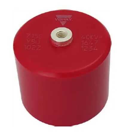 Produktfoto 1 von Vishay 715C SLCC Keramikkondensator, 10 nF, 15kV dc, Y5U, Schraubanschlussklemme, -20 to 80 % 85 °C 0814