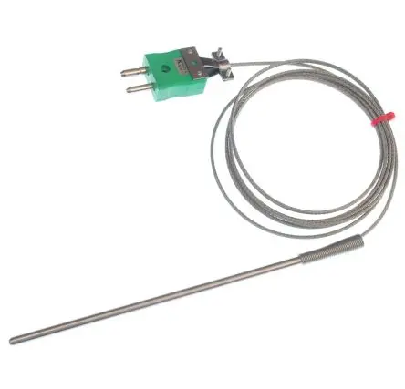 Produktfoto 1 von RS PRO Edelstahl Hochleistungsthermoelement Typ K, Ø 4.5 mm x 150 mm 60 °C → 350 °C