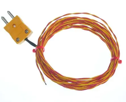Produktfoto 1 von RS PRO RS220/1016 Glasfaser Thermoelement mit offener Messstelle Typ K, Ø 1 mm x 5 m 0 °C → 700 °C