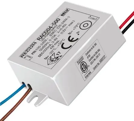 Produktfoto 1 von Recom LED-Treiber, 4.2 W 264V ac LED-Treiber 700mA, Ausgang 3V dc, 6 V dc