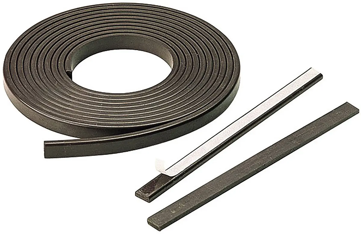 Produktfoto 1 von Eclipse Strontiumferrit in thermoplastischem Bindemittel Magnetband, Stärke 3.6 mm B. 9.5 mm, L. 150 mm, 65 g/cm²