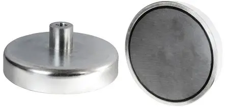 Produktfoto 1 von Eclipse Magnet 1.1 kg Gewindebohrung B. 8 mm D 11.5 mm, L. 8 mm