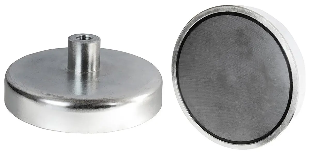 Produktfoto 1 von Eclipse Magnet, 25 mm, 15 kg Gewindebohrung x 14 mm, L. 25 mm