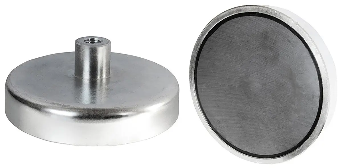 Produktfoto 1 von Eclipse Magnet, 32 mm, 22 kg Gewindebohrung x 15.5 mm, L. 32 mm
