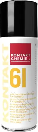 Produktfoto 1 von Kontakt Chemie 61, Typ Schmiermittel Kontaktspray für Kontakte, Zerstäuber, 200 ml