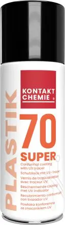 Produktfoto 1 von Kontakt Chemie Konforme Beschichtung 125 °C-max. Acryl Harz Isoliert Klar, Zerstäuber 85kV/mm 400 ml