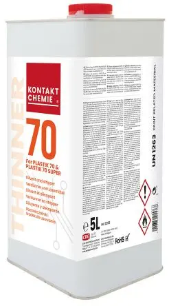 Produktfoto 1 von Kontakt Chemie THINNER 70 Verdünner 60 °C-max. Acryl Harz Isolierungsspulen, Farbe, Ornament, Möbel, Papier,
