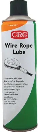 Produktfoto 1 von CRC WIRE ROPE LUBE Schmiermittel Mehrzweckschmiermittel Flüssig, Zerstäuber 650 ml / 500 ml