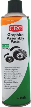 Produktfoto 1 von CRC GRAPHITE ASSEMBLY PASTE (IND) Schmierfett Schwarz -30 °C bis 650 °C, Zerstäuber 650 ml / 500 ml