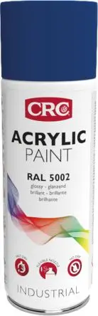 Produktfoto 1 von CRC 400 ml Acrylic Paint Sprühfarbe Blau Glänzend, RAL 5002
