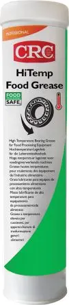 Produktfoto 1 von CRC Hi-Temp Food Grease Hohe Temperatur Schmierfett Weiß Lebensmittelsicher -40 °C bis 180 °C, Patrone 400 ml