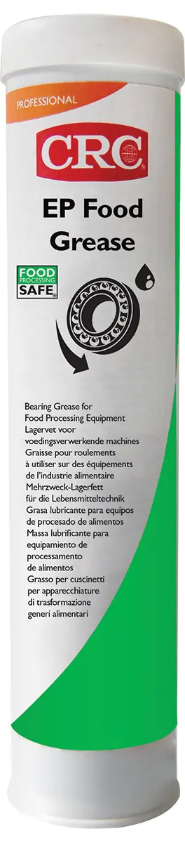 Produktfoto 1 von CRC FPS EP FOOD GREASE Synthetik Schmierfett Weiß -40 °C bis 180 °C, Patrone 400 g