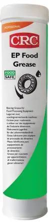 Produktfoto 1 von CRC FPS EP FOOD GREASE Synthetik Schmierfett Weiß Lebensmittelsicher -40 °C bis 180 °C, Patrone 400 g