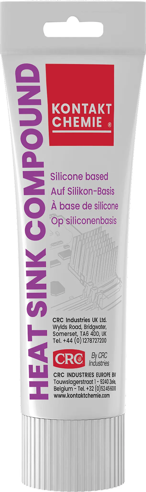 Produktfoto 1 von Kontakt Chemie Zinkoxid Wärmeleitpaste, 0.41 W/mK Rohr, max. 200 °C, 100 g