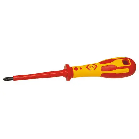Produktfoto 1 von CK VDE 1000V zugelassen PH1 Isoliert, Chrom Vanadium Stahl, 187 mm / Klinge 80 mm