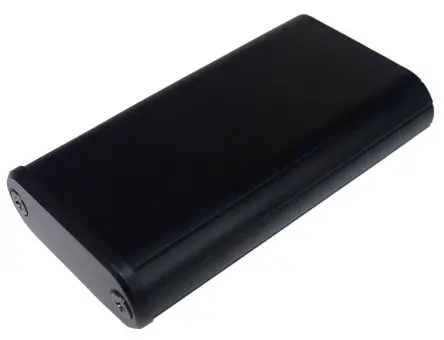 Produktfoto 1 von Takachi Electric Industrial Serie MXA Tragbares Gehäuse, Aluminium, 74 mm Eingebautes Batteriefach, 41 mm, H. 15 mm,