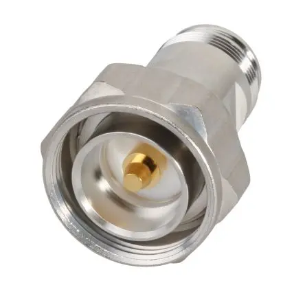 Produktfoto 1 von Huber+Suhner Koaxadapter, 50 Ω, Gerade, 6GHz Stecker Buchse, Koaxial Nennspannung