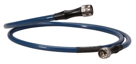 Produktfoto 1 von Huber+Suhner TL-8A Koaxialkabel Stecker, 50 Ω Stecker, 3 m, Typ N / Typ N, Blau