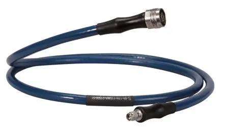 Produktfoto 1 von Huber+Suhner TL-8A Koaxialkabel Stecker, 50 Ω Stecker, 3 m, Typ N / SMA, Blau