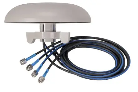 Produktfoto 1 von Huber+Suhner SENCITY Omni-S Kuppelförmig WiFi-Antenne Außen- / 3.5 dBi SMA Rundstrahl