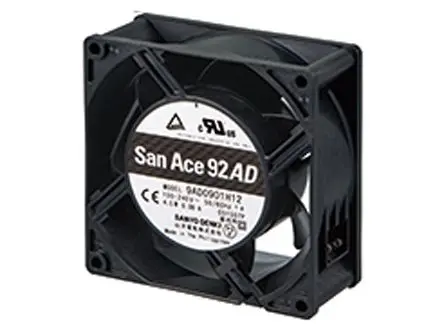 Produktfoto 1 von Sanyo Denki San Ace 9AD AC-Axiallüfter, Kugellager, 100 → 240 V ac / 4.5W, 92 x 92 x 38mm, 3850U/min, 90m³/h