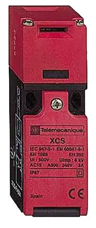 Produktfoto 1 von Telemecanique Sensors XCSPA Sicherheits-Verriegelungsschalter Mit Schlüssel Schlüssel Schließer (NO), 2 Öffner Polyamid