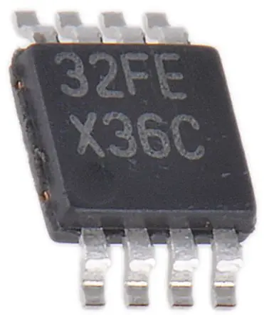 Produktfoto 1 von Texas Instruments Operationsverstärker Oberfläche 10 MHz VSSOP, biplor typ. 18V, biplor typ. -18 V, 8-Pin AEC-Q100