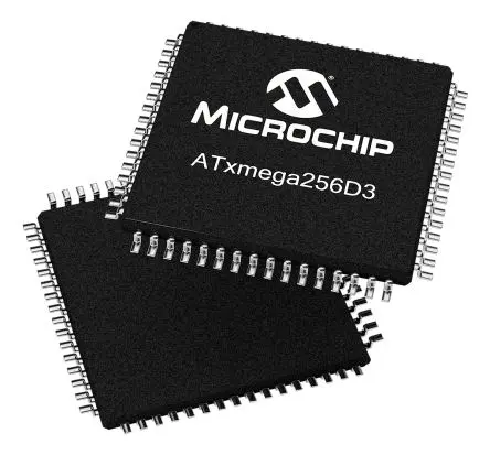 Produktfoto 1 von Microchip Mikrocontroller ATXMEGA256D3-AU AVR 16 bit Oberfläche 256kB Flash TQFP 64-Pin 32 MHz 16 kB RAM