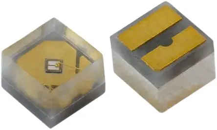 Produktfoto 1 von Vishay Oberfläche VLMU1610 1-fach InGaN UV-LED 370 nm / 50 mW, Vierkant, Gehäuse SMD Keramisch 135 ° 2 Pin