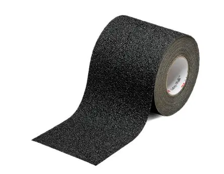 Produktfoto 1 von 3M PVC Trassierband Schwarz Typ Rutschhemmendes Band, Stärke 1.48 mm, 50mm x 20 m