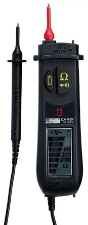 Produktfoto 1 von Chauvin Arnoux CA 745N LCD Spannungsprüfer, 690V ac/dc max. Durchgangsprüfung Batterie CAT III