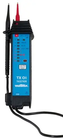 Produktfoto 1 von Chauvin Arnoux TX 01 LED Spannungsprüfer, 690V ac/dc max. Durchgangsprüfung Batterie CAT III