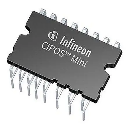 Produktfoto 1 von Infineon Intelligentes Leistungsmodull 3-phasig 600 V, 40 A, 1800 W, 24-Pin, 600V, Permanentmagnetanker,