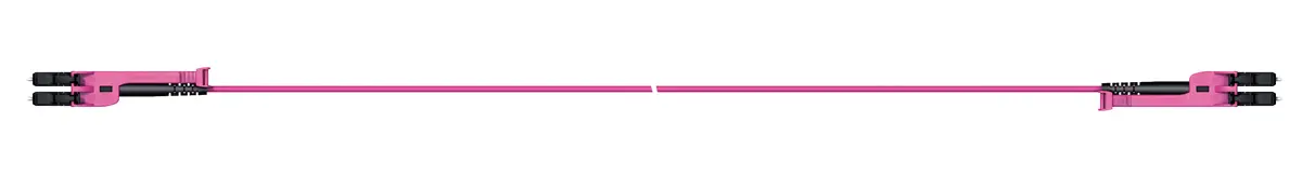 Produktfoto 1 von Huber+Suhner LC-XD LWL-Kabel 7 m, Raucharm halogenfrei Violett LC LC