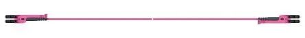 Produktfoto 1 von Huber+Suhner LC-XD LWL-Kabel 20 m, Raucharm halogenfrei Violett LC LC