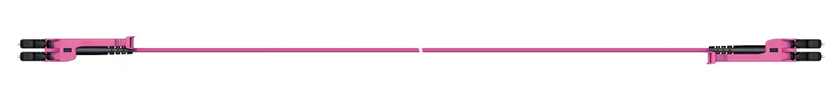 Produktfoto 1 von Huber+Suhner LC-XD LWL-Kabel 25 m, Raucharm halogenfrei Violett LC LC