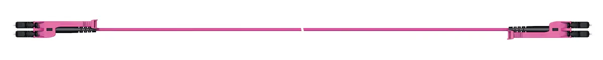 Produktfoto 1 von Huber+Suhner LC-XD LWL-Kabel 30 m, Raucharm halogenfrei Violett LC LC