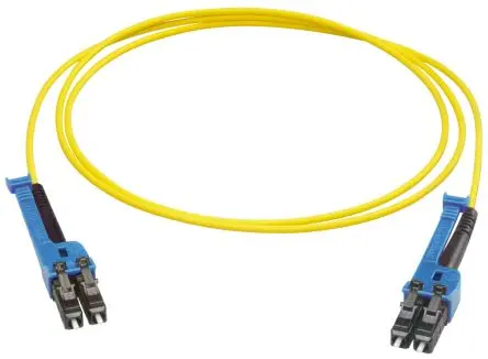 Produktfoto 1 von Huber+Suhner LC-XD LWL-Kabel 1 m, Raucharm halogenfrei Gelb LC LC