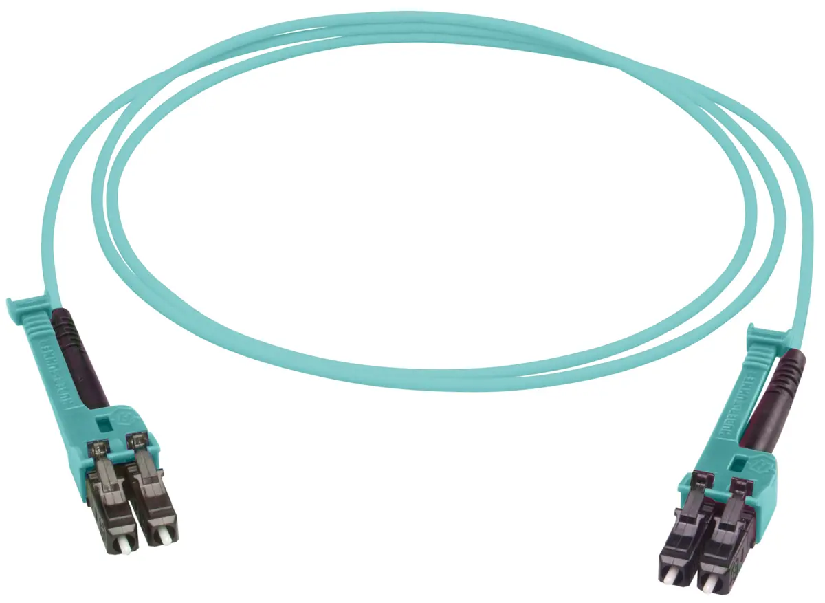 Produktfoto 1 von Huber+Suhner LC-XD LWL-Kabel 20 m, Raucharm halogenfrei Aqua LC LC