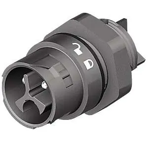 Wieland RST MINI Einbausteckverbinder, Frontplattenmontage Stecker, Mini-Steckverbinder, Schraubbefestigung 16A,