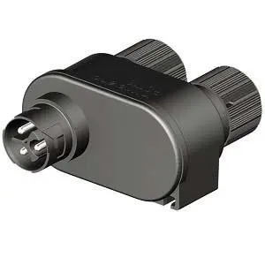 Produktfoto 1 von Wieland RST MINI Einbausteckverbinder, Schraubanschlussklemme Stecker, Verteilerblock, Schraubbefestigung 16A, Kontakte: