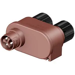 Produktfoto 1 von Wieland RST MINI Einbausteckverbinder, Schraubanschlussklemme Stecker, Verteilerblock, Schraubbefestigung 16A, Kontakte: