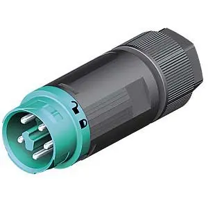 Produktfoto 1 von Wieland RST MINI Einbausteckverbinder, Kabel Stecker, Mini-Steckverbinder, Schraubbefestigung 16A, Kontakte: 5 IP66,
