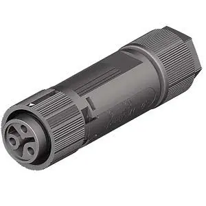 Produktfoto 1 von Wieland RST16i2/3 Beleuchtungssteckverbinder, Kabel Buchse, Mini-Steckverbinder, Schraubbefestigung 16A, Kontakte: 3