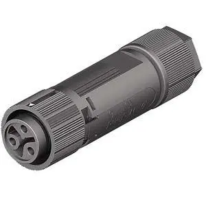 Produktfoto 1 von Wieland RST16i2/3 Beleuchtungssteckverbinder, Kabel Buchse, Mini-Steckverbinder, Schraubbefestigung 16A, Kontakte: 3