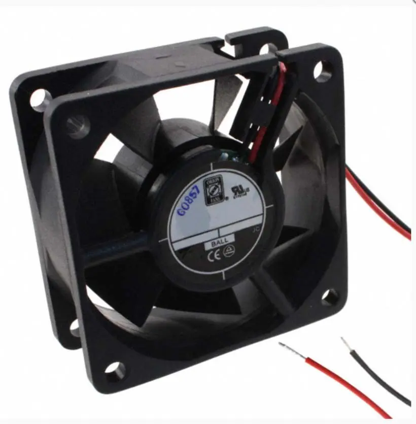 Produktfoto 1 von RS PRO DC-Axiallüfter, Kugellager, 24 V dc / 3.9W, 60 x 60 x 25mm, 5100U/min, 28cfm