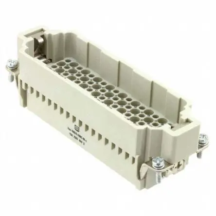 HARTING 0916 Industrie-Steckverbinder Kontakteinsatz Stecker, 108-polig 10A, Kabel, Steckverbindereinsatz